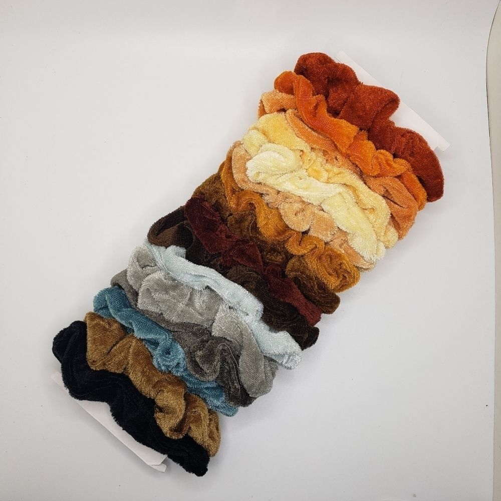 neutral Earth tone Multicolor scrunchie bundle